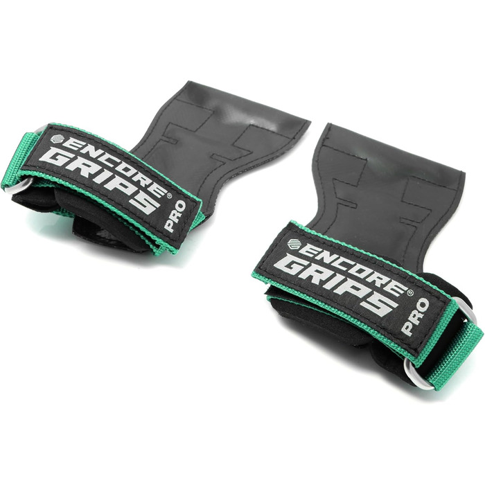 Лямки для силових тренувань та бодібілдингу Zughilfen Grip Pads з підтримкою зап'ясть та швидкою фіксацією, колір Mint, розмір L