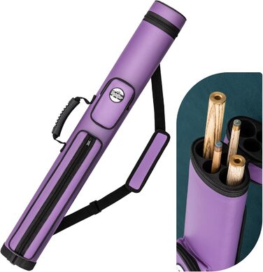 Чохол для більярдних київ: містка сумка для 2 київ з аксесуарами, фіолетовий колір, до 58 дюймів