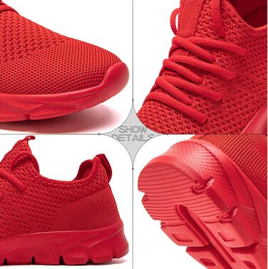 Кросівки для бігу ZGPWZWL для чоловіків, спортивні, легкі літні (41 EU, червоні)