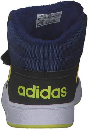 Кросівки Adidas Hoops Mid 2.0 для дітей та дорослих (21 EU, чорний/жовтий/синій)