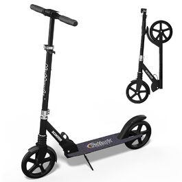 Kick Scooter Nattork з регульованим кермом та амортизатором - для підлітків та дорослих, 220lb, Navy Blue