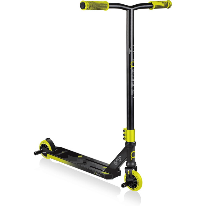 Трюковий самокат Globber GS 540, чорний/жовтий, для дітей від 8 років