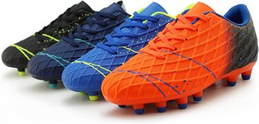 Дитячі футбольні бутси Hawkwell для твердого поля, чорно-зелені (30 EU, синьо-зелені)