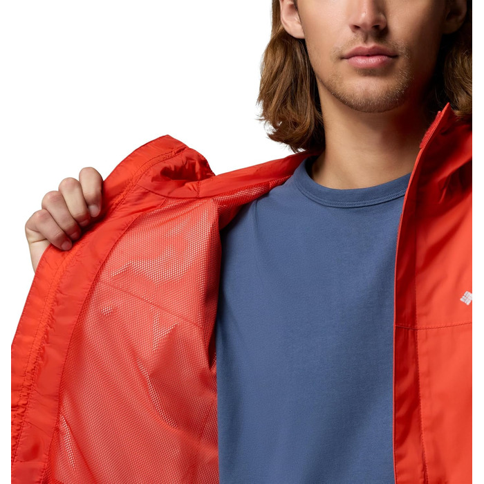 Чоловіча водонепроникна куртка Columbia Watertight II Rain Jacket, колір Super Sonic, розмір M