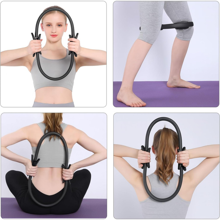 Кільце Pilates SURFOU 32 см: для йоги, фітнесу, тренування стегон та всього тіла