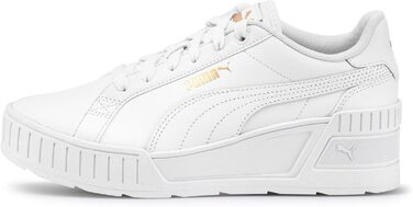 Жіночі футбольні бутси PUMA Karmen Wedge – білий (40 EU, Puma White/Puma White/Gold)