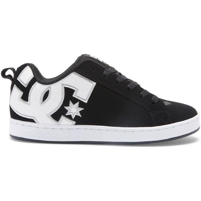Кросівки DC Shoes Court Graffik для жінок, чорно-білі, розмір 37.5 EU