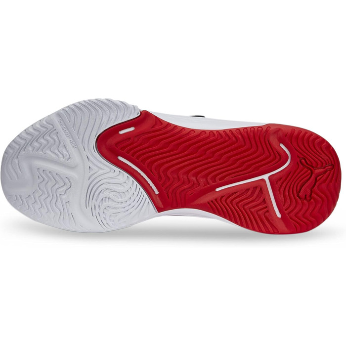 Дитячі спортивні залажні кросівки PUMA Varion V Jr (37.5 EU, білий, чорний, червоний)