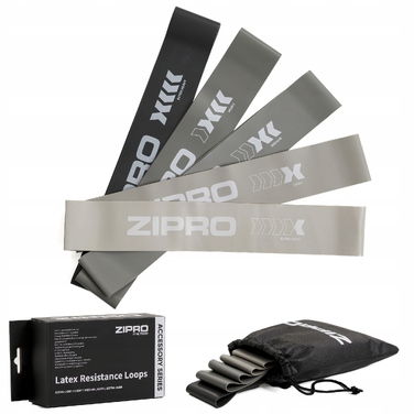 Набір фітнес-резинок Mini Band Zipro (5 шт.) для тренувань та реабілітації