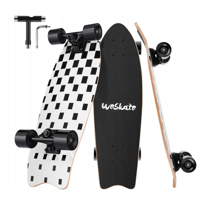 Круїзер-скейтборд Hikole 27 × 8 | Підшипники ABEC-11, універсальна модель
