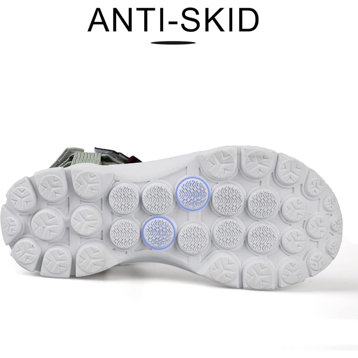 Жіночі сандалі Rieker для активного відпочинку та трекінгу, зелені, 39 EU