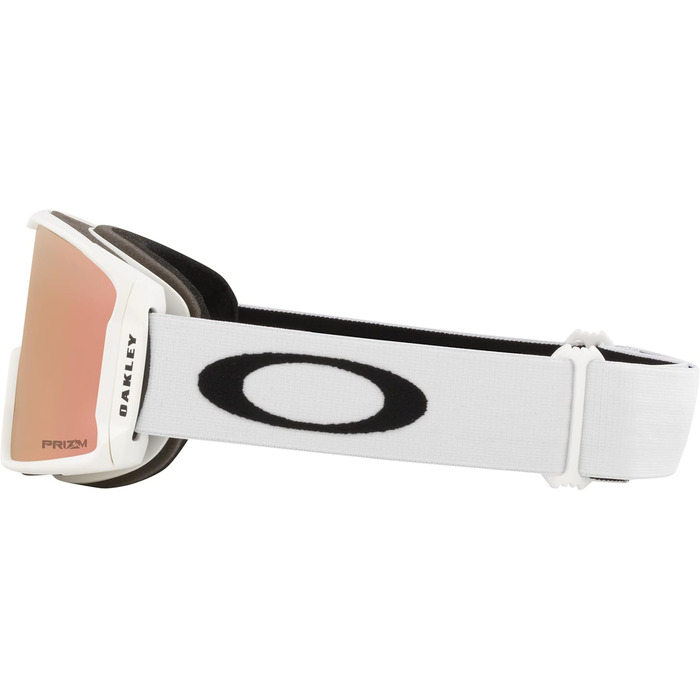 Гірськолижна маска Oakley Line Miner XM Prizm, матова біла, лінза Prizm Sage Gold