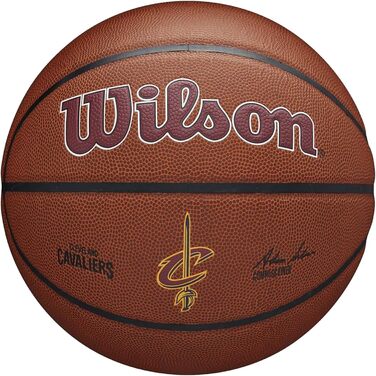 Баскетбольний м'яч Wilson NBA Team, розмір 7, Клівленд Кавальєрс, композитний, для дорослих, унісекс