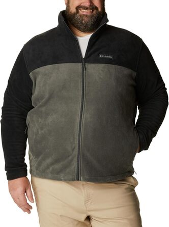 Чоловіча флісова куртка Columbia Steens Mountain Full Zip 2.0 на блискавці, чорна (Black/Grill), розмір L