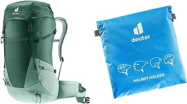 Жіночий туристичний рюкзак Deuter Futura 30 SL Forest-Jade з кріпленням для шолома, 30 л