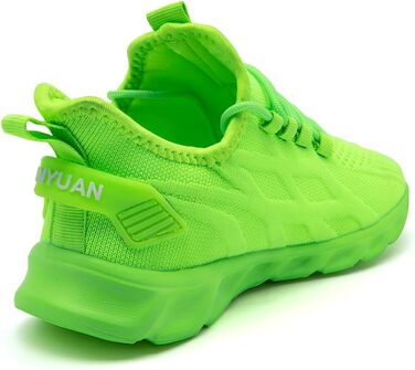 Чоловічі кросівки для бігу TVTAOP StraßEnlaufschuhe (41 EU, Флуоресцентний зелений) - для трейлраннінгу, фітнесу та міста