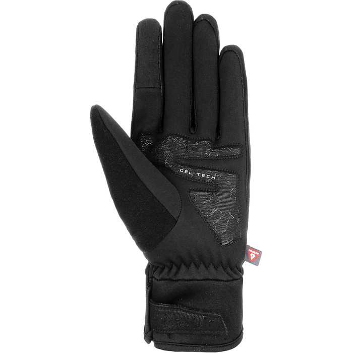 Чоловічі лижні рукавички Reusch Versa Gore-Tex Infinium, теплі та вітрозахисні, з Touch-Tec для сенсорних екранів, зимові, чорні/сріблясті, розмір 9