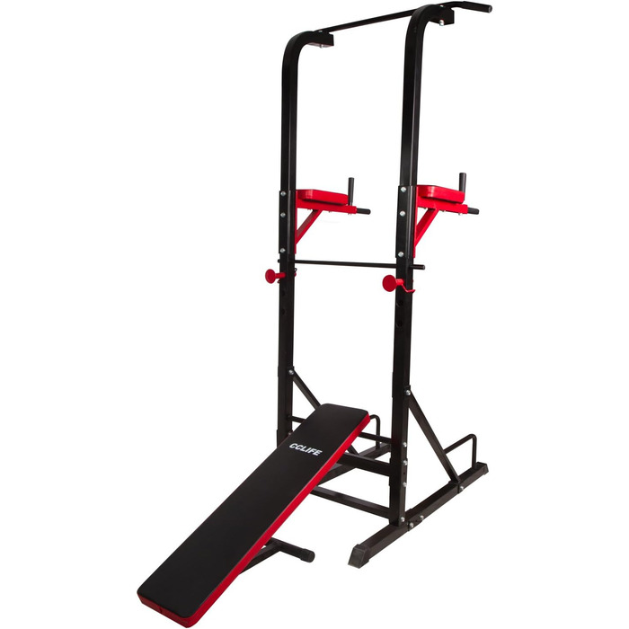 CCLIFE Power Tower - турнік для турніків та віджимань для домашнього фітнес-залу