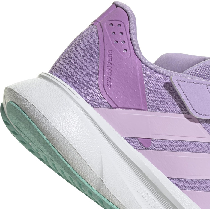 Дитячі кросівки Adidas Duramo SL2 Hook and Loop - унісекс, 34 EU, кольори: Powder Plum, Ice Lavender, Flash Aqua