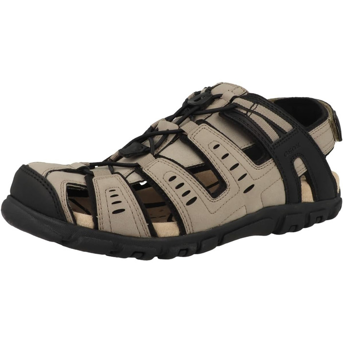 Чоловічі сандалі Geox Strada CSport (46 EU, Lt Taupe)