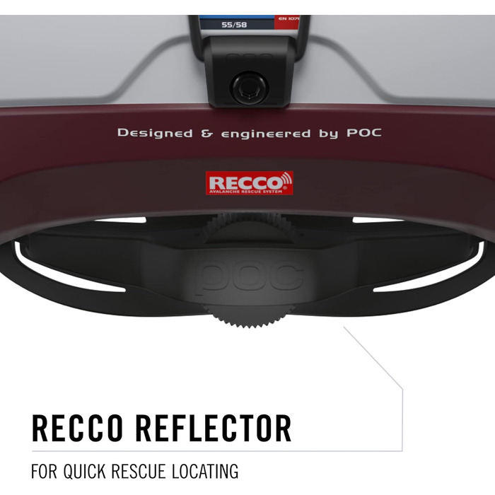 Велосипедний шолом POC Tectal Race MIPS для трейлу, ендуро та all-mountain, з аримідним захистом, легким регулюванням розміру, системою MIPS, колір червоний/білий, розмір S (51-54 см), модель 2021