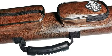 Чохол для більярдної кулі BY sports: 2 шт., овальний, з жорсткою оболонкою, коричневий (B20)