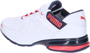 Чоловічі кросівки PUMA Enzin SL V2 для бігу та вулиці (43 EU, білий, червоний, темно-синій)