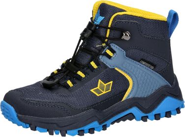 Трекінгові черевики для хлопчика Lico Kelsey, 32 EU, темно-синій, сірий, жовтий