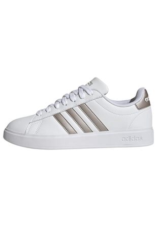 Кросівки Adidas Grand Court 2.0 жіночі, білі з бежевим, 39 1/3 EU