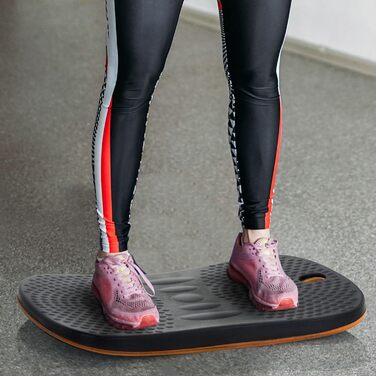 Баланс-борд hjh OFFICE 830041 Balance Board ACTIV дерев'яна дошка для рівноваги з PU-піною, фітнес-тренажер для роботи стоячи