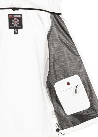 Чоловіча функціональна outdoor куртка Geographical Norway Tangata, біла, розмір M