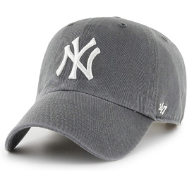 Кепка бейсболка MLB New York Yankees, унісекс, регульована, чорно-сіра