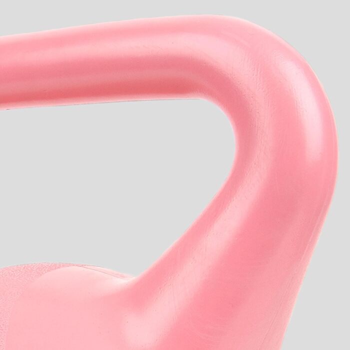 Вінілова гиря Phoenix Fitness, рожева, для дому та спортзалу, різна вага, силові тренування, пілатес