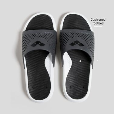 ARENA Bruno - спортивні сандалії унісекс (46 EU, білий, чорний, сірий)