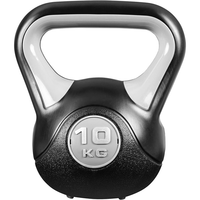 Гиря Miweba Sports KB200 4-12 кг для фітнесу, силових тренувань, гумове покриття, для дому та вулиці