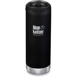 Термос-бутилка Klean Kanteen TKWide 473 мл чорна матова, для дорослих