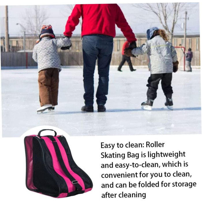 Сумка для роликів Verdickte Oxford: рожева, для дорослих та дітей