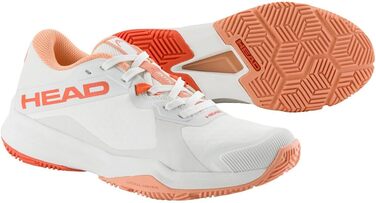 Жіноче падел-шоу HEAD Motion Team Padel 274644 Bkaq, чорний/білий/кораловий, 40.5 EU