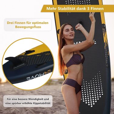 Надувна SUP-дошка 24MOVE® Premium для йоги та серфінгу, 366x80 см, червона, з аксесуарами, подвійний насос, антиковзка поверхня, для дітей і дорослих