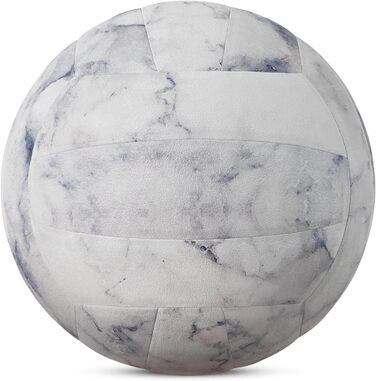 Волейбольний м'яч Kuangmi Weicher, розмір 5, для гри в приміщенні та на вулиці, спортивне тренування, пляжний м'яч для початківців, підлітків та дорослих, білий/опільний сад