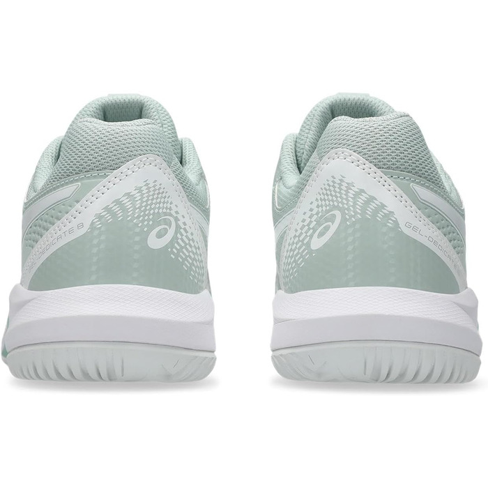 Жіночі тенісні кросівки ASICS Dedicate 8 Біло-срібні (37.5 EU, Lichen Rock White)