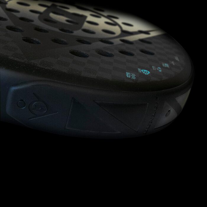 Ракетка для паделу DUNLOP Galactica U, чорна/синя