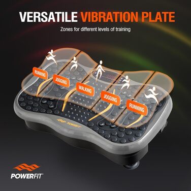 Віброплатформа для схуднення та фітнесу Whole Body Workout: вібраційна машина з Bluetooth-динаміком, пультом та еспандерами для лімфодренажу та тонусу тіла