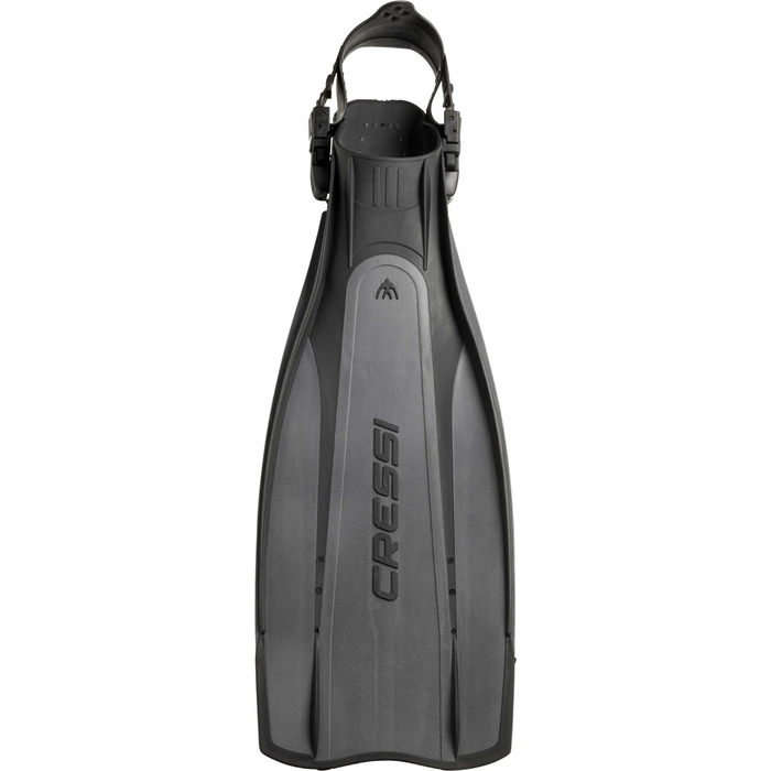 Ласти Cressi Pro Light відкритий п'ятка S/M (40/41) чорні/сріблясті для дайвінгу