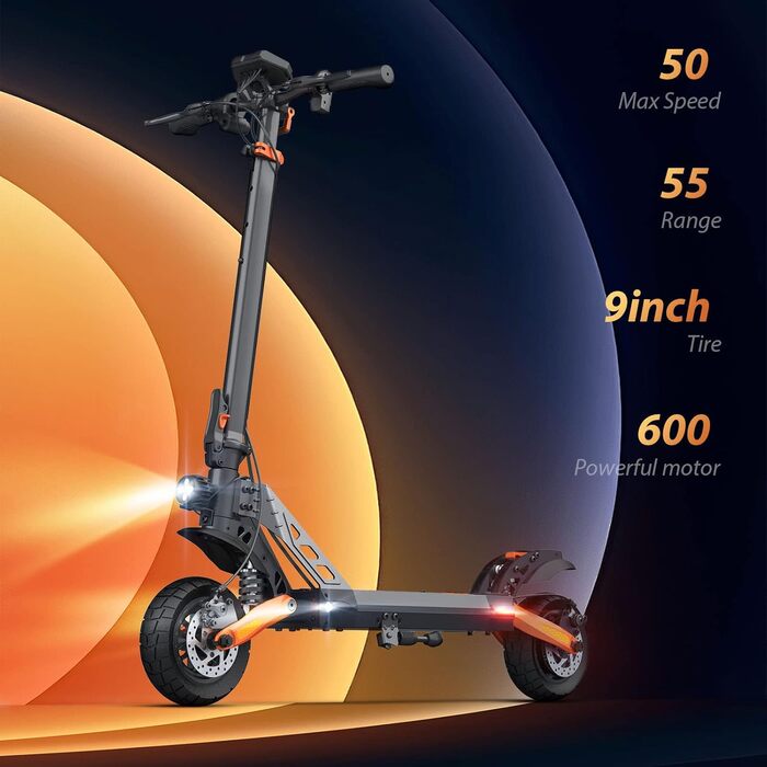 Електросамокат для дорослих G2 PRO 48V 15Ah, запас ходу 55 км, 9
