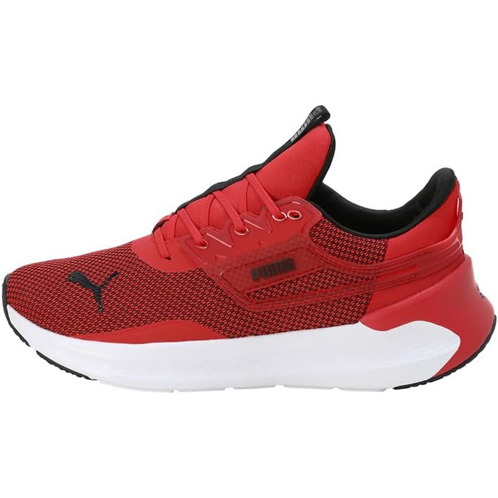 Чоловічі кросівки PUMA Enzo Mesh для фітнесу та активного відпочинку, 44 EU, червоно-чорно-білі