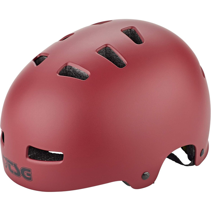 Шолом для BMX/Дьорт TSG Evolution, сатиновий бордовий, S/M