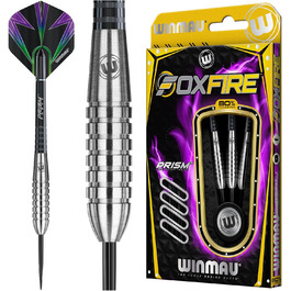 Дротики Winmau Foxfire Profi з вольфраму для дартсу, сталевий наконечник, комплект з перами та держателями