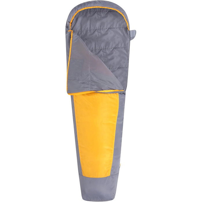 Сплячий мішок Mountain Warehouse Traveller 50 - 220 x 80 x 50 см - вітростійкий, блакитно-зелений, регульована довжина