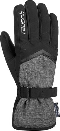 Жіночі рукавички Reusch Moni R-tex Xt, теплі, водонепроникні, дихаючі, чорні/сірі, розмір 8.5